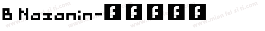 B Nazanin字体转换